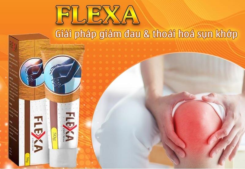 Kem Bôi Xương Khớp Flexa - Hỗ trợ giảm đau, sưng viêm, phòng chống các bệnh về xương khớp