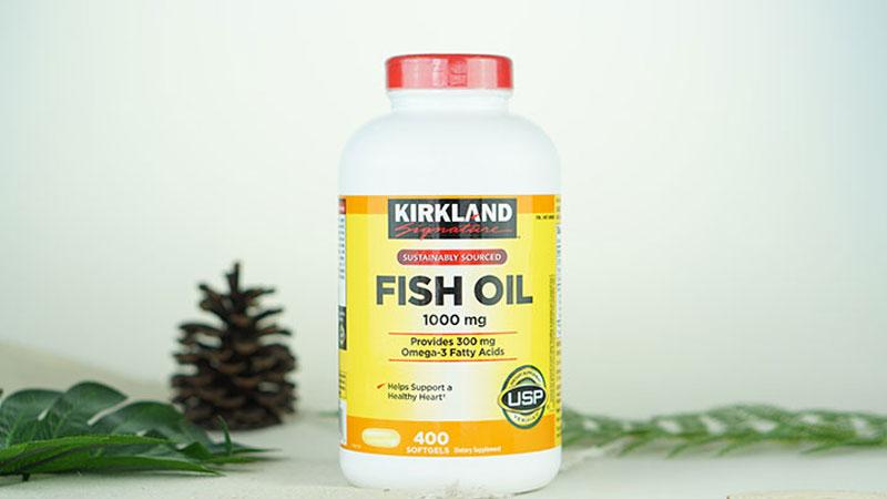 Viên uống Kirkland Signature Fish Oil 1000mg - 400 viên