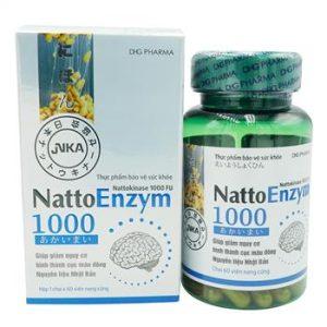 NattoEnzym 1000 - Giúp ngăn ngừa nguy cơ tai biến, đột quỵ