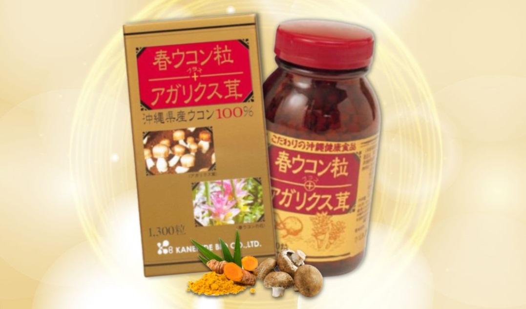 Thành phần của viên uống Tinh Chất Nghệ Mùa Xuân và Nấm Agaricus