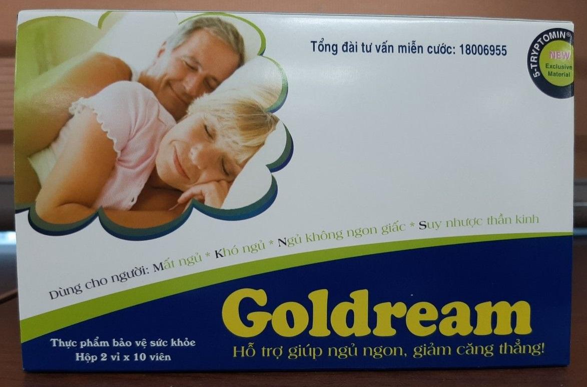 Viên uống ngủ ngon Goldream - Hộp 20 viên