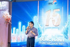 PGS.TS Nguyễn Xuân Thành chia sẻ cảm súc trong lễ kỉ niệm 15 năm